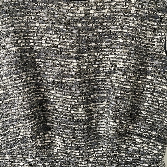 Diane Von Furstenberg Carpreena Tweed Metallic Shift Dress wool blend Size 0 - Picture 3 of 14